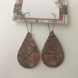 Vintage Leather earrings